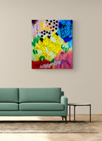 The Nation Comes Before Us by Shmutz 2021 Original Mixed-Media Painting on Canvas Living Room