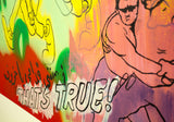 The Nation Comes Before Us by Shmutz 2021 Original Mixed-Media Painting on Canvas Close-Up 3