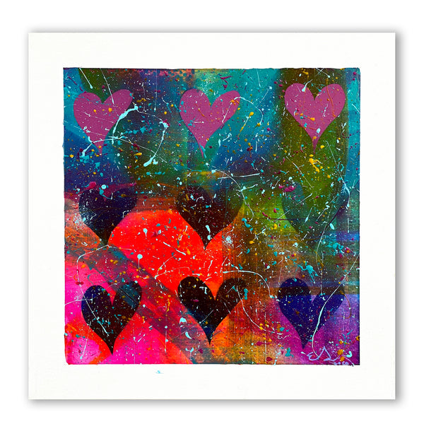 Love For All by Shmutz, 2020 Original Pop Art Mixed-Media on Canvas SOLD