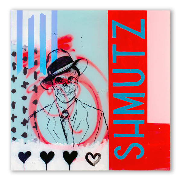 Shmutz is King by Shmutz Art 100x100cm Mixed-Media Pop Art Painting on Canvas, 2021
